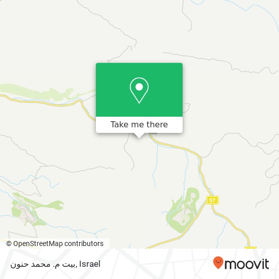 Карта بيت م. محمد حنون