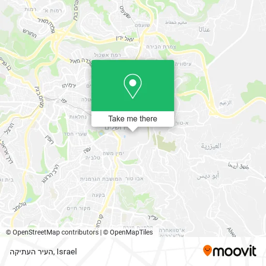 Карта העיר העתיקה