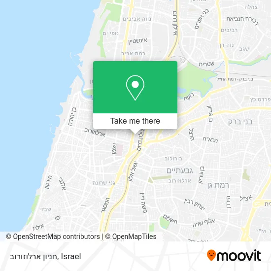 Карта חניון ארלוזורוב