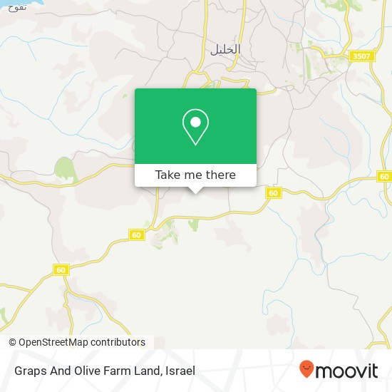 Graps And Olive Farm Land map