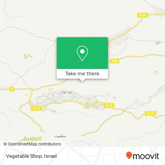 Карта Vegetable Shop