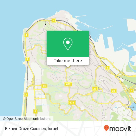 Elkheir Druze Cuisines map