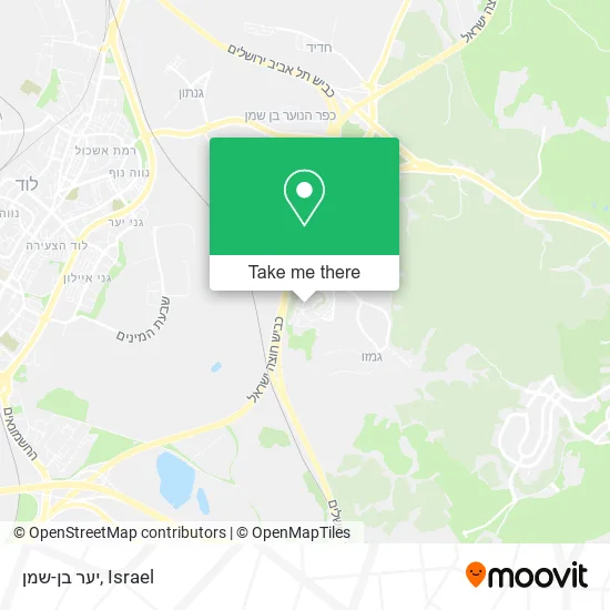 Карта יער בן-שמן