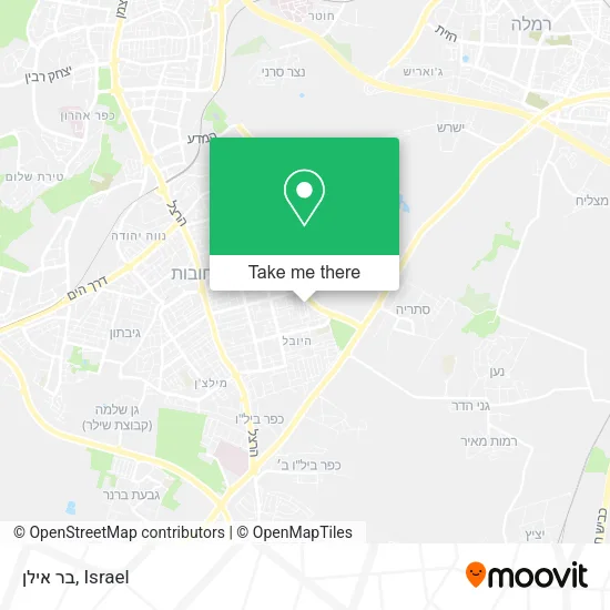 Карта בר אילן