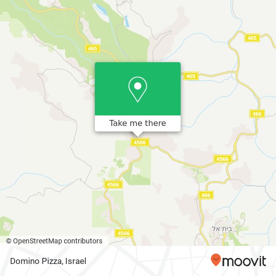 Domino Pizza map