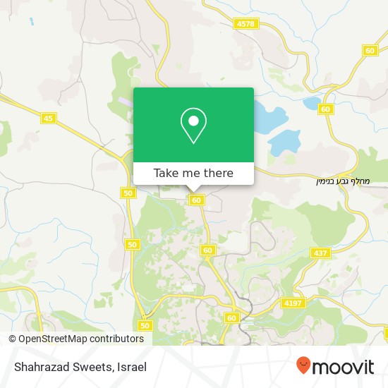 Shahrazad Sweets map