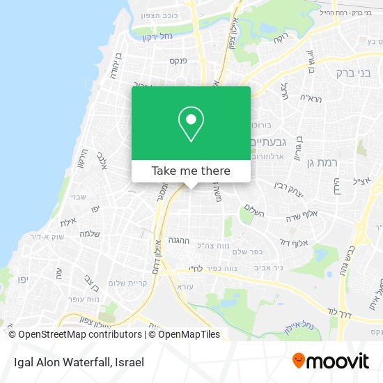 Igal Alon Waterfall map