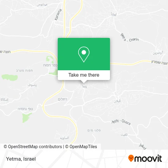 Yetma map