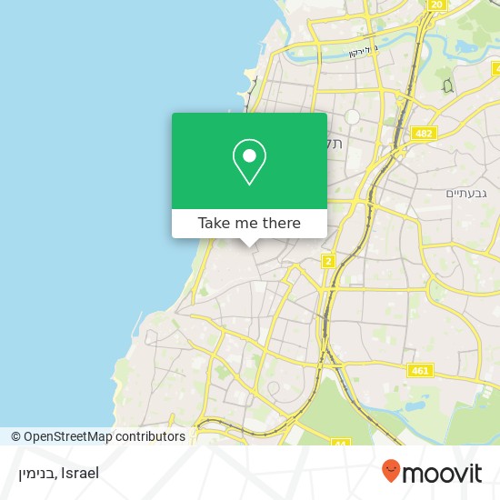 בנימין map