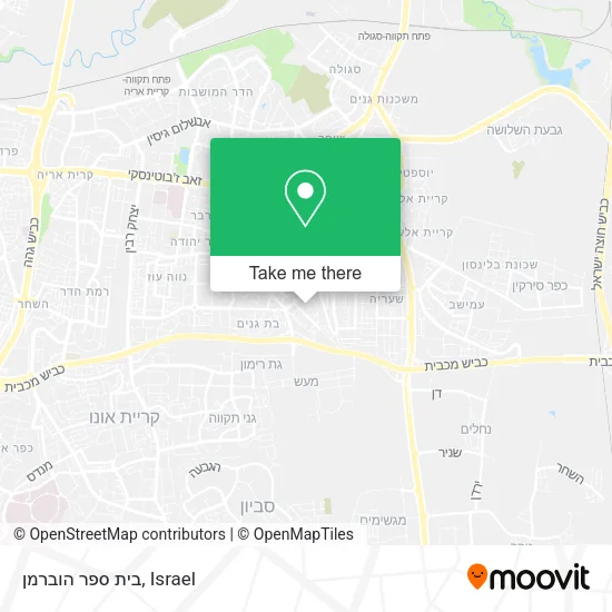 Карта בית ספר הוברמן