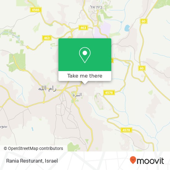 Rania Resturant map