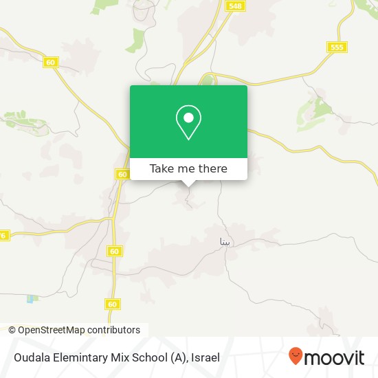 Oudala Elemintary Mix School (A) map