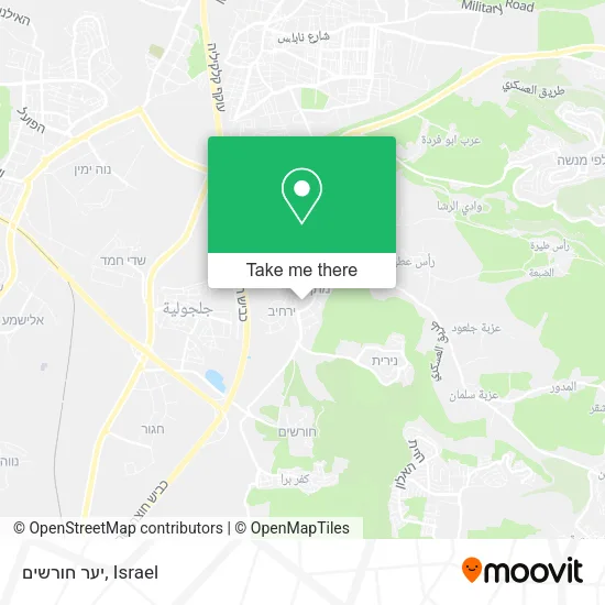 Карта יער חורשים