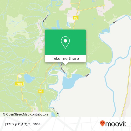יער עמק הירדן map