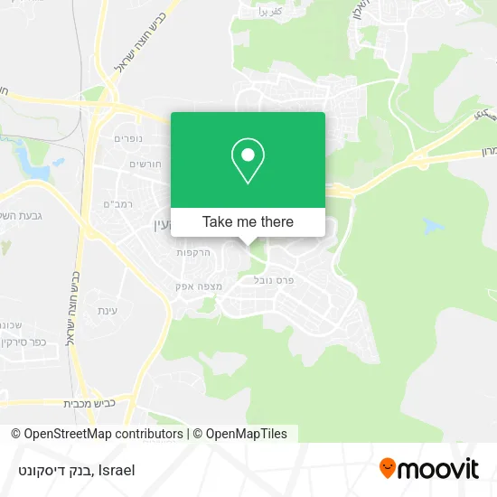 Карта בנק דיסקונט