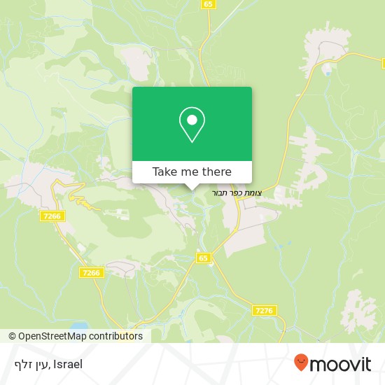 עין זלף map