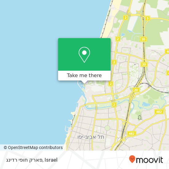 פארק חופי רדינג map