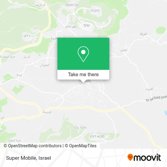 Super Mobile map