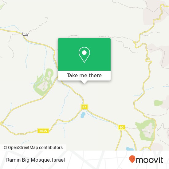 Ramin Big Mosque map