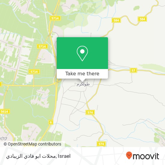 Карта محلات ابو فادي الزيبادي