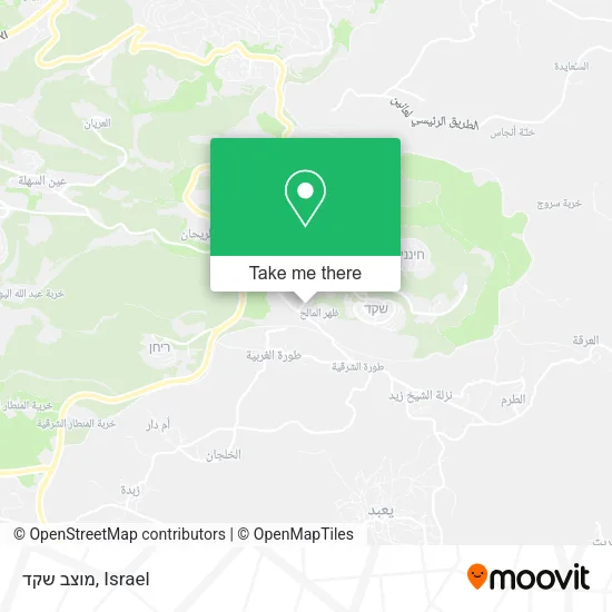 Карта מוצב שקד