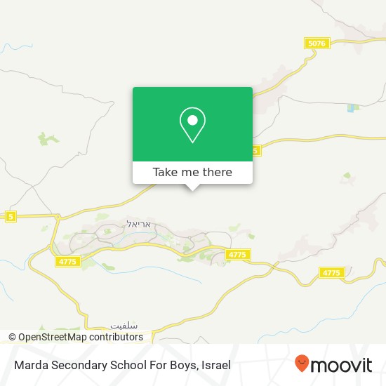 Marda Secondary School For Boys map