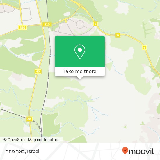 באר פחר map