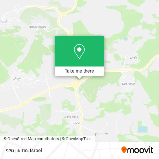 Карта מוזיאון גולני