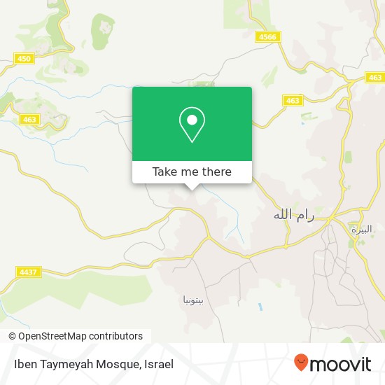 Iben Taymeyah Mosque map