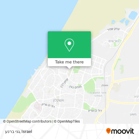 Карта גני ברנע
