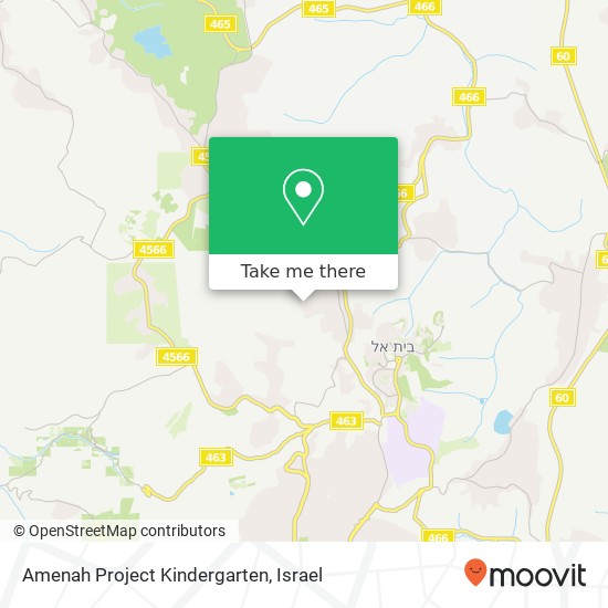 Amenah Project Kindergarten map