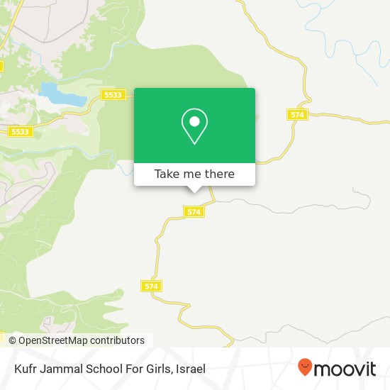 Kufr Jammal School For Girls map