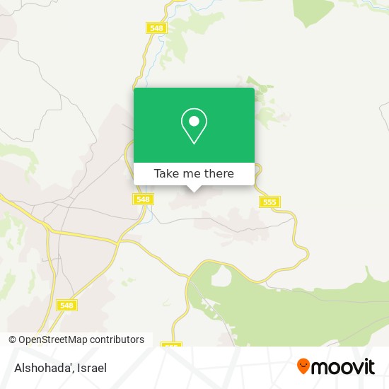 Alshohada' map