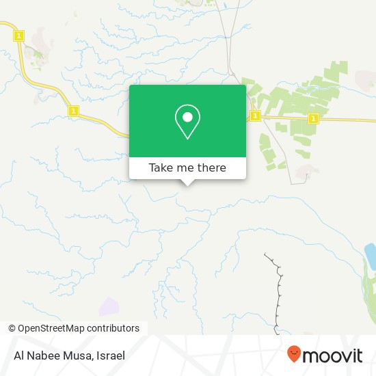 Карта Al Nabee Musa