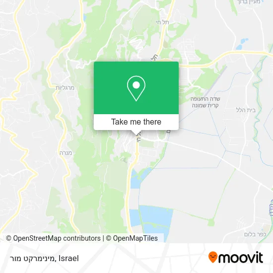 Карта מינימרקט מור