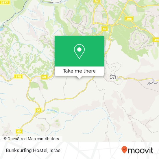 Карта Bunksurfing Hostel