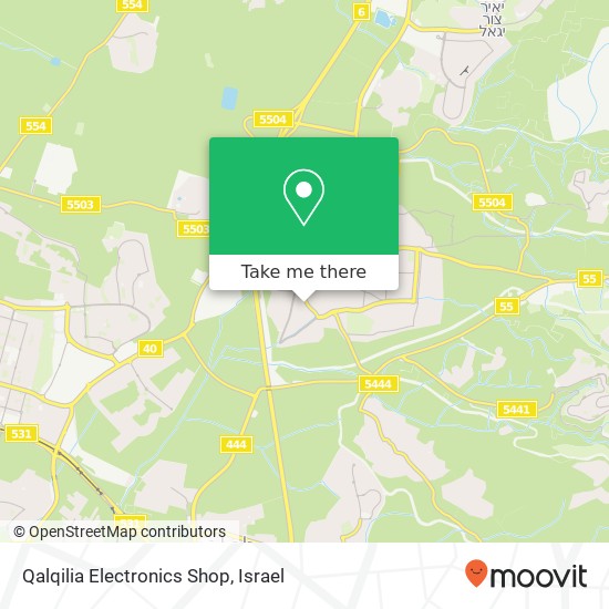 Карта Qalqilia Electronics Shop