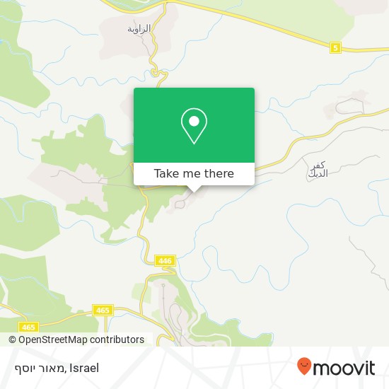 מאור יוסף map