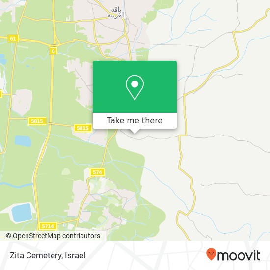 Zita Cemetery map