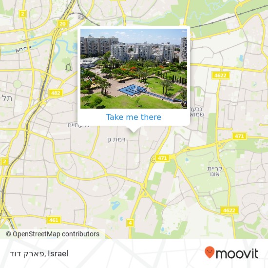 Карта פארק דוד
