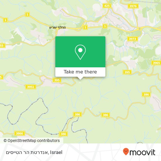 אנדרטת הר הטייסים map