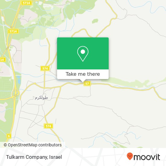 Карта Tulkarm Company