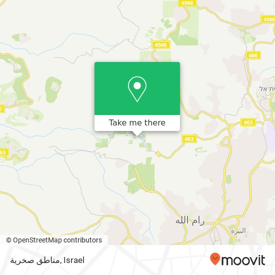 مناطق صخرية map