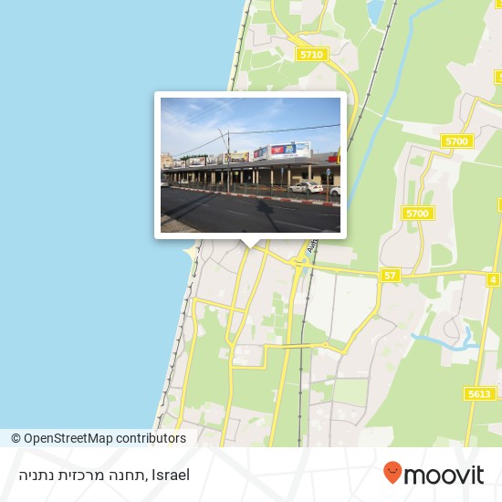 תחנה מרכזית נתניה map