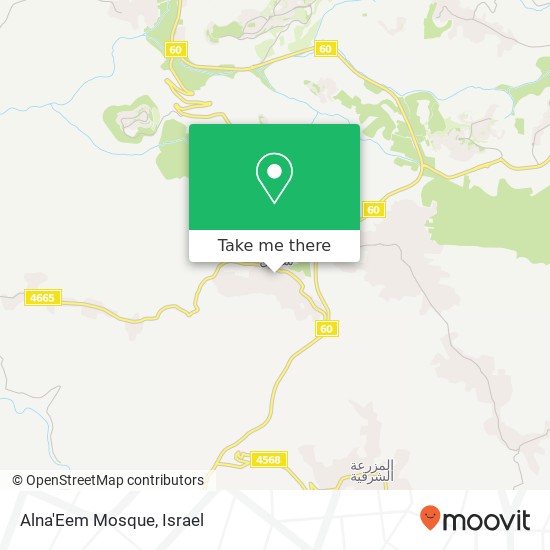 Alna'Eem Mosque map