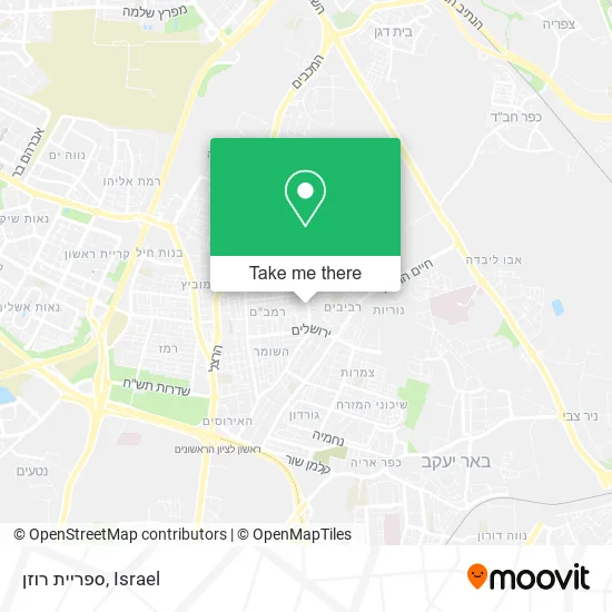 Карта ספריית רוזן