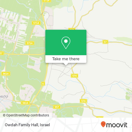Owdah Family Hall map