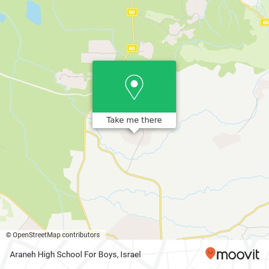 Araneh High School For Boys map
