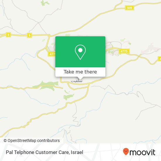 Карта Pal Telphone Customer Care