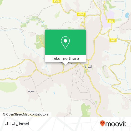 رام الله map